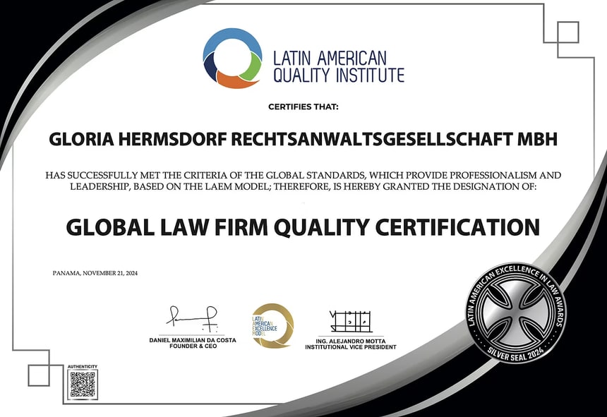 Global Law Firm Quality Certification